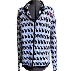 CJ Banks Cardigan Sweater Cats Size X  LIKE NEW